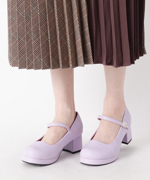 cs T&P(シーエスティーアンドピー)の「ストラップパンプス(パンプス・レディース・ブラック/パープル系/ピンク系/ピンク系9/レッド系1/ベージュ系8・S/M/L/LL)」の12枚目の写真