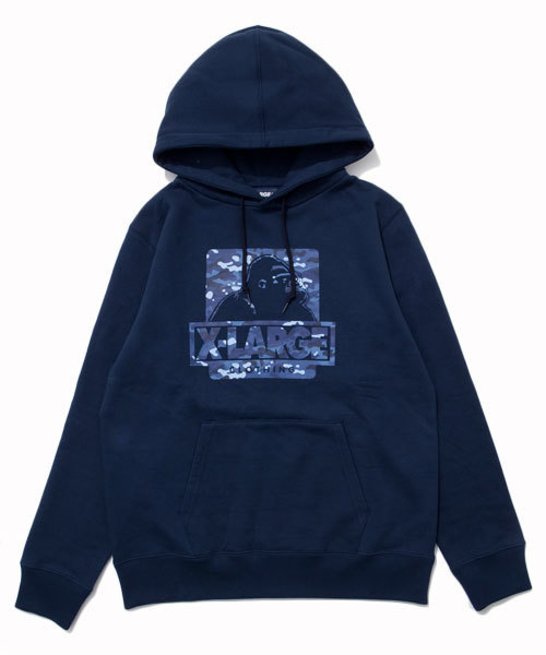 XLARGE(エクストララージ)の「MULTICAM CAMO OG PULLOVER HOODIE(パーカー・メンズ・アッシュ/ホワイト/ブラック/バーガンディー/ネイビー・MEDIUM/SMALL/LARGE/X-LARGE)」の4枚目の写真