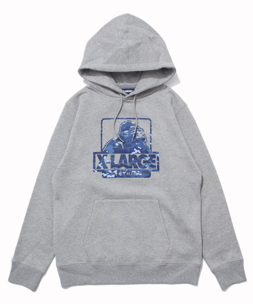 XLARGE(エクストララージ)の「MULTICAM CAMO OG PULLOVER HOODIE(パーカー・メンズ・アッシュ/ホワイト/ブラック/バーガンディー/ネイビー・MEDIUM/SMALL/LARGE/X-LARGE)」の3枚目の写真