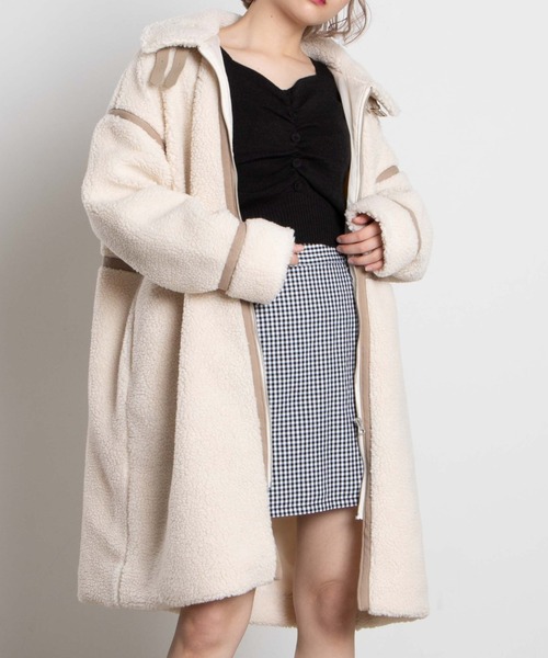 セール Wego パイピングフライトロングコート ムートンコート Wego ウィゴー のファッション通販 Zozotown セール Wego パイピングフライトロングコート ムートンコート Wego ウィゴー のファッション通販 Zozotown