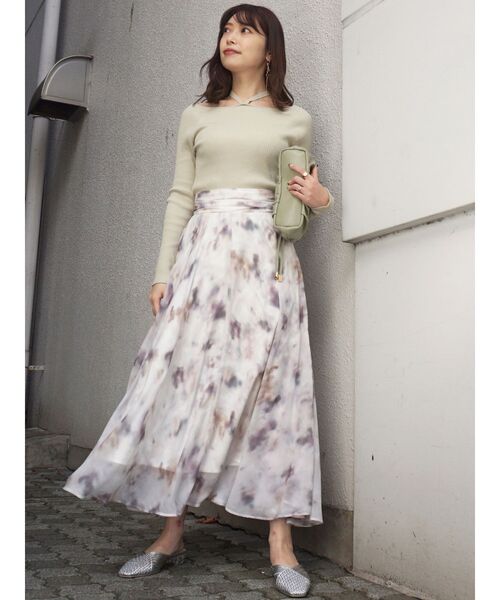 MERCURYDUO(マーキュリーデュオ)の「シェイディングカラーサーキュラースカート(スカート・レディース・グリーン/その他1・FREE)」の17枚目の写真