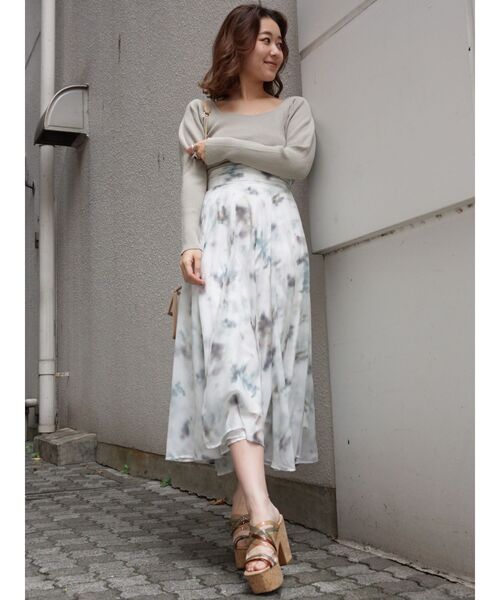 MERCURYDUO(マーキュリーデュオ)の「シェイディングカラーサーキュラースカート(スカート・レディース・グリーン/その他1・FREE)」の11枚目の写真