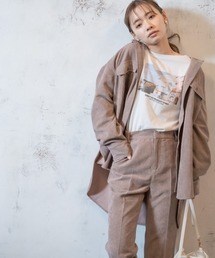 mysty woman | コールテンオーバーシャツ 928599(シャツ/ブラウス)