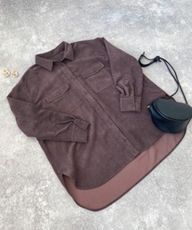 mysty woman（ミスティウーマン）の「コールテンオーバーシャツ 928599（シャツ/ブラウス）」