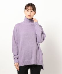 INTERPLANET | スリットハイネックプルオーバー(ニット/セーター)