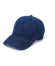 newhattan（ニューハッタン）の「【NEWHATTAN(ニューハッタン)】Denim Baseball Cap NF1155 ( デニム ベースボール キャップ)（キャップ・キッズ）」