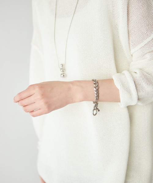 in mood（インムード）の「in mood/インムード　SMOOTHブレスレット（ブレスレット・レディース・ゴールド/シルバー・FREE）」の7枚目の写真