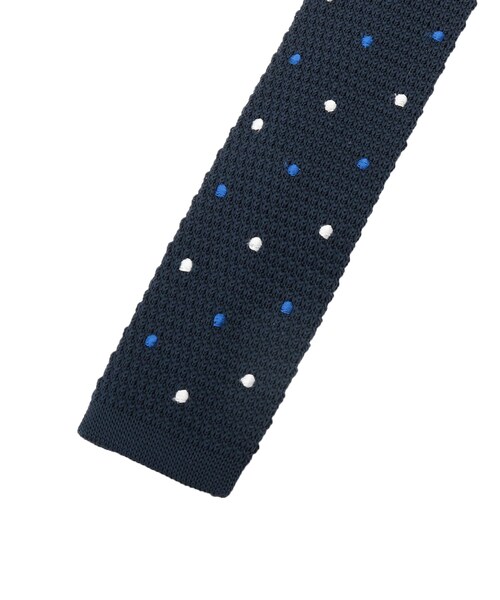 THE SHOP TK （ザ ショップ ティーケー ）の「◆ウォッシャブルドットニットタイ（ネクタイ・メンズ・ブルー/レッド系1・00）」の4枚目の写真