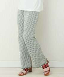 ジャガードストレートニットパンツ