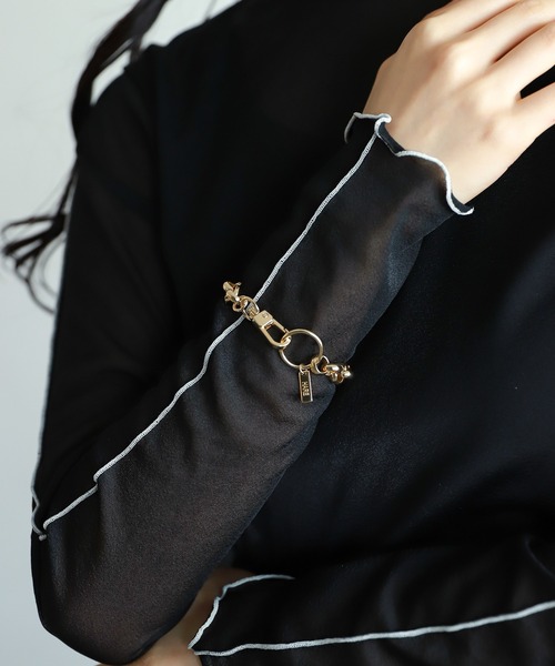 HARE（ハレ）の「ボリュームチェーンブレス(HARE)（ブレスレット・レディース・シルバー/ゴールド・FREE）」の4枚目の写真