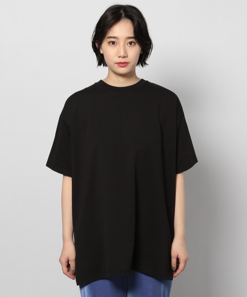 PAGEBOY（ページボーイ）の「BIGTシャツSS（Tシャツ/カットソー・レディース・グレイッシュベージュ/ブラック/オフホワイト/レオパード・FREE）」の6枚目の写真