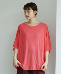 note et silence  | 【 2021AW 】シアーフライス　ワイドTシャツ(Tシャツ/カットソー)