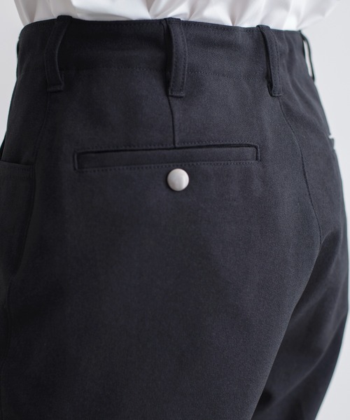 e.sen（イーセン）の「e.sen イーセン / tony トニー ストレートパンツ スタプレ イージーパンツ  / esenfw21p03（スラックス・メンズ・ブラック/ネイビー・SMALL/MEDIUM）」の9枚目の写真
