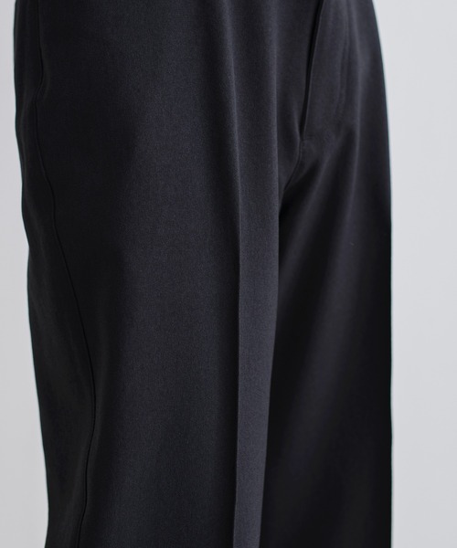 e.sen（イーセン）の「e.sen イーセン / tony トニー ストレートパンツ スタプレ イージーパンツ  / esenfw21p03（スラックス・メンズ・ブラック/ネイビー・SMALL/MEDIUM）」の10枚目の写真