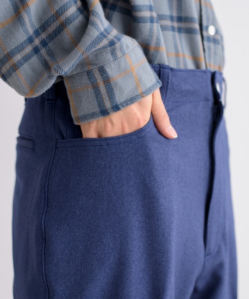 e.sen（イーセン）の「e.sen イーセン / tony トニー ストレートパンツ スタプレ イージーパンツ  / esenfw21p03（スラックス・メンズ・ブラック/ネイビー・SMALL/MEDIUM）」の20枚目の写真