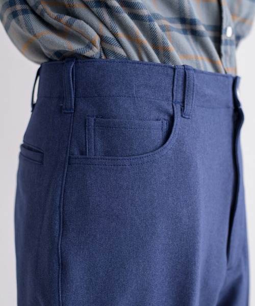 e.sen（イーセン）の「e.sen イーセン / tony トニー ストレートパンツ スタプレ イージーパンツ  / esenfw21p03（スラックス・メンズ・ブラック/ネイビー・SMALL/MEDIUM）」の21枚目の写真