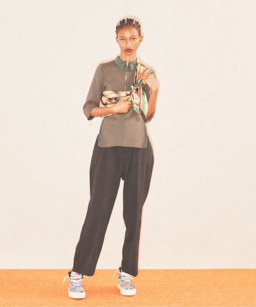 e.sen（イーセン）の「e.sen イーセン / tony トニー ストレートパンツ スタプレ イージーパンツ  / esenfw21p03（スラックス・メンズ・ブラック/ネイビー・SMALL/MEDIUM）」の15枚目の写真