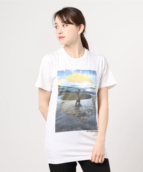 INNOCENT(イノセント)の「【T18】【ALTRU/オールトゥルー】PRINT TEE(Tシャツ/カットソー・レディース・グリーン系その他/グリーン系その他4/ホワイト/その他2/その他3・SMALL/MEDIUM)」の2枚目の写真