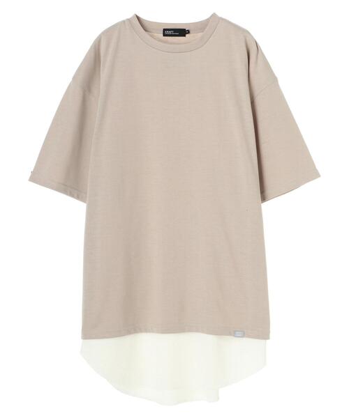 CRAFT STANDARD BOUTIQUE(クラフトスタンダードブティック)の「レイヤーカットセット *(Tシャツ/カットソー・メンズ・ブラック/アイボリー/カーキ/ライトグレー/ベージュ・LL/M/L)」の12枚目の写真