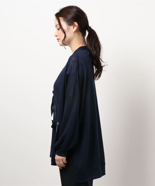 Rydia（リディア）の「ポンチョライクカーディガン（カーディガン/ボレロ・レディース・ライトベージュ/ミント/ネイビー・M）」の16枚目の写真