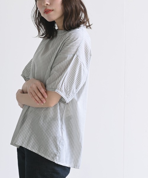 rps（アールピーエス）の「フリル衿ブラウス（シャツ/ブラウス・レディース・ブラック/グレー/オフホワイト/ブルー/ブラック系その他2・M-L/M/フリー）」の18枚目の写真