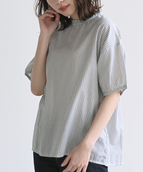 rps（アールピーエス）の「フリル衿ブラウス（シャツ/ブラウス・レディース・ブラック/グレー/オフホワイト/ブルー/ブラック系その他2・M-L/M/フリー）」の19枚目の写真