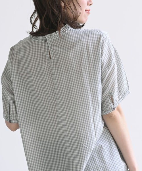 rps（アールピーエス）の「フリル衿ブラウス（シャツ/ブラウス・レディース・ブラック/グレー/オフホワイト/ブルー/ブラック系その他2・M-L/M/フリー）」の21枚目の写真