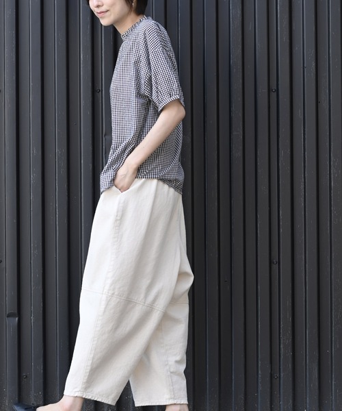 rps（アールピーエス）の「フリル衿ブラウス（シャツ/ブラウス・レディース・ブラック/グレー/オフホワイト/ブルー/ブラック系その他2・M-L/M/フリー）」の22枚目の写真