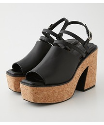 AZUL by moussy | CROSS STRAP DEGIGN SANDALS/クロスストラップデザインサンダル(サンダル)