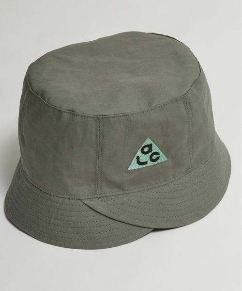 AlexanderLeeChang（アレキサンダーリーチャン）の「AlexanderLeeChang/アレキサンダーリーチャン REVERSIBLE W BLIM HAT リバーシブルダブルブリムハット AC052123（ハット・メンズ・オリーブ/ブルー・3/2）」の5枚目の写真