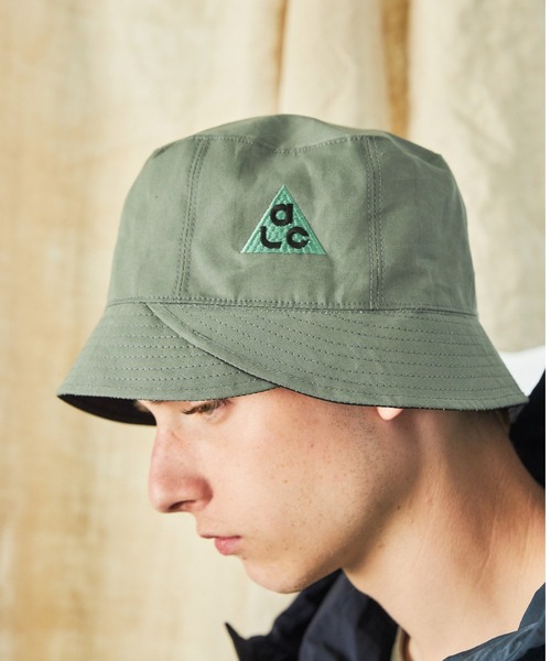 AlexanderLeeChang（アレキサンダーリーチャン）の「AlexanderLeeChang/アレキサンダーリーチャン REVERSIBLE W BLIM HAT リバーシブルダブルブリムハット AC052123（ハット・メンズ・オリーブ/ブルー・3/2）」の8枚目の写真