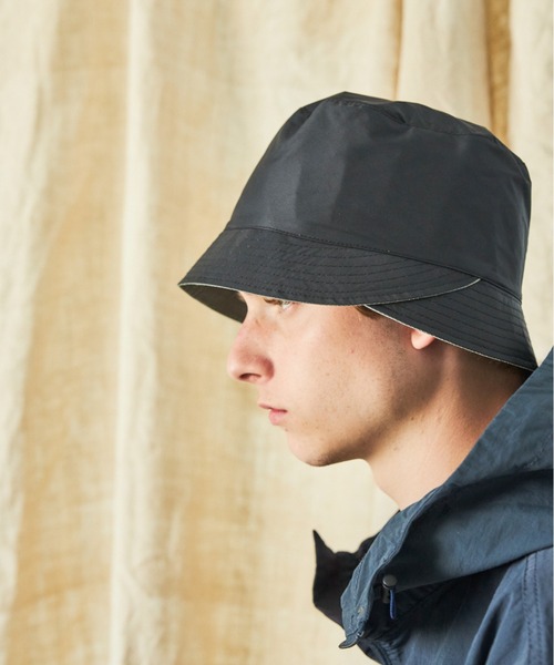 AlexanderLeeChang（アレキサンダーリーチャン）の「AlexanderLeeChang/アレキサンダーリーチャン REVERSIBLE W BLIM HAT リバーシブルダブルブリムハット AC052123（ハット・メンズ・オリーブ/ブルー・3/2）」の12枚目の写真