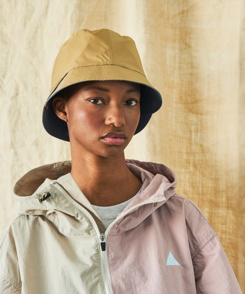 AlexanderLeeChang（アレキサンダーリーチャン）の「AlexanderLeeChang/アレキサンダーリーチャン REVERSIBLE W BLIM HAT リバーシブルダブルブリムハット AC052123（ハット・メンズ・オリーブ/ブルー・3/2）」の17枚目の写真