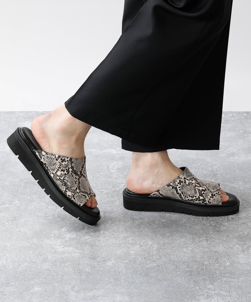RAGEBLUE（レイジブルー）の「ボリュームソール/スライドサンダル/950647（サンダル・メンズ・ブラック/パイソン・MEDIUM/LARGE）」の9枚目の写真