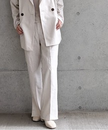 Per sist ence | Per sist ence/パーシエンス　へリンボンツイード フレアパンツ(その他パンツ)