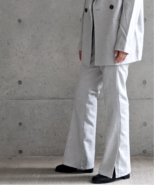 Per sist ence(パーシエンス)の「Per sist ence/パーシエンス へリンボンツイード フレアパンツ(その他パンツ・レディース・ベージュ/ブラウン/グレー・FREE)」の11枚目の写真