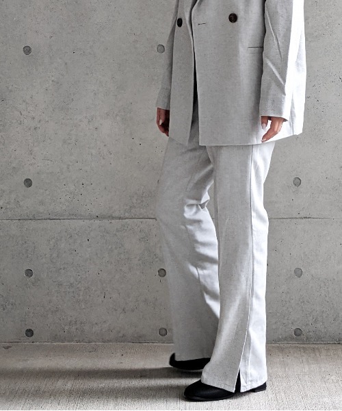 Per sist ence(パーシエンス)の「Per sist ence/パーシエンス へリンボンツイード フレアパンツ(その他パンツ・レディース・ベージュ/ブラウン/グレー・FREE)」の12枚目の写真