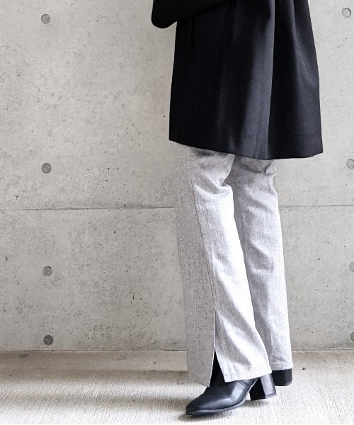 Per sist ence(パーシエンス)の「Per sist ence/パーシエンス へリンボンツイード フレアパンツ(その他パンツ・レディース・ベージュ/ブラウン/グレー・FREE)」の19枚目の写真