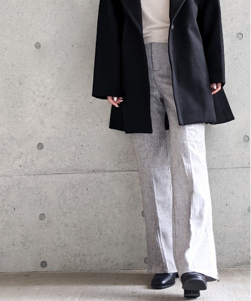 Per sist ence(パーシエンス)の「Per sist ence/パーシエンス へリンボンツイード フレアパンツ(その他パンツ・レディース・ベージュ/ブラウン/グレー・FREE)」の18枚目の写真