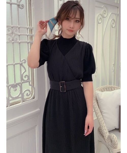 RESEXXY（リゼクシー）の「ランダムチェーンモチーフスカーフ（バンダナ/スカーフ・レディース・ベージュ/グリーン・FREE）」の3枚目の写真