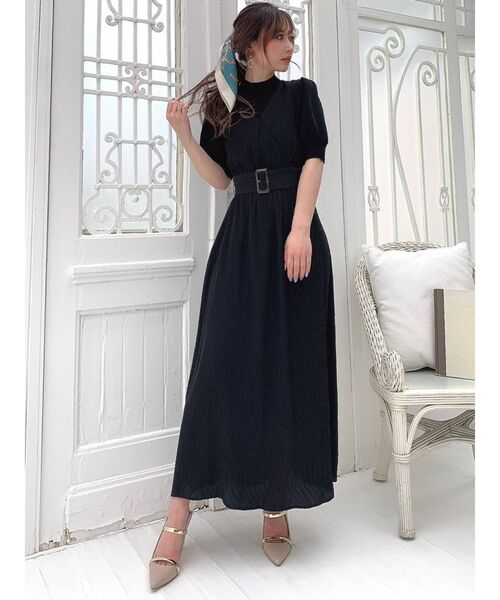 RESEXXY（リゼクシー）の「ランダムチェーンモチーフスカーフ（バンダナ/スカーフ・レディース・ベージュ/グリーン・FREE）」の9枚目の写真