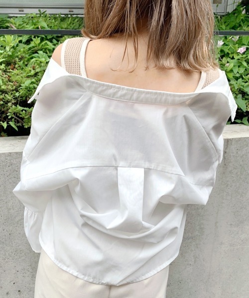 nemne store（ネンネストア）の「がんばりすぎない2wayワッフルインナータンク（タンクトップ・レディース・ベージュ/オフホワイト/サックスブルー/オレンジ/ミント/その他1/その他2・フリー）」の21枚目の写真