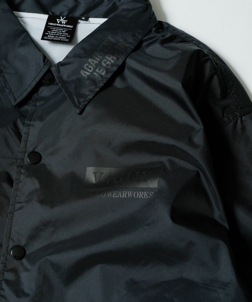 VIRGOWEARWORKSヴァルゴウェアワークスナイロンジャケットブラック黒 VIRGOwearworks(ファッション) ヴァルゴウェアワークス
