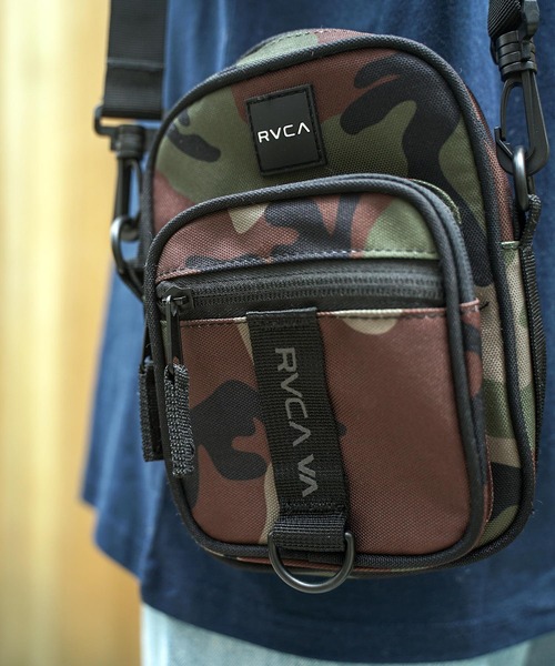 RVCA(ルーカ)の「RVCA メンズ UTILITY POUCH バッグ【2021年夏モデル】/ルーカショルダーポーチ(ショルダーバッグ・メンズ・カモフラージュ・FREE)」の8枚目の写真