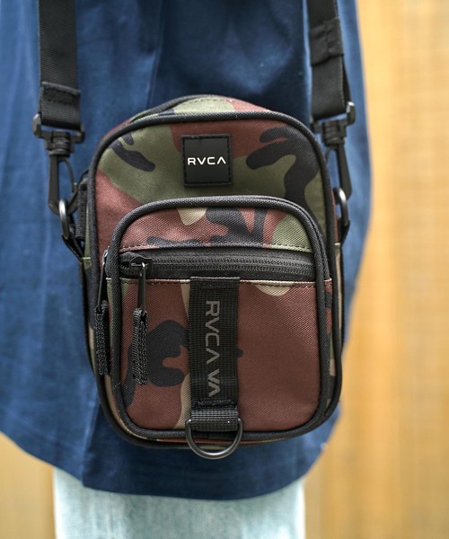 RVCA(ルーカ)の「RVCA メンズ UTILITY POUCH バッグ【2021年夏モデル】/ルーカショルダーポーチ(ショルダーバッグ・メンズ・カモフラージュ・FREE)」の9枚目の写真