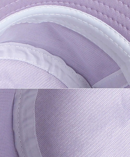 Anuenue（アヌエヌエ）の「スマイルワンポイント バケットハット（ハット・レディース・ホワイト/ブラック/ベージュ/ブルー/ネイビー/パープル/イエロー/ピンク/ワインレッド・S/M）」の10枚目の写真