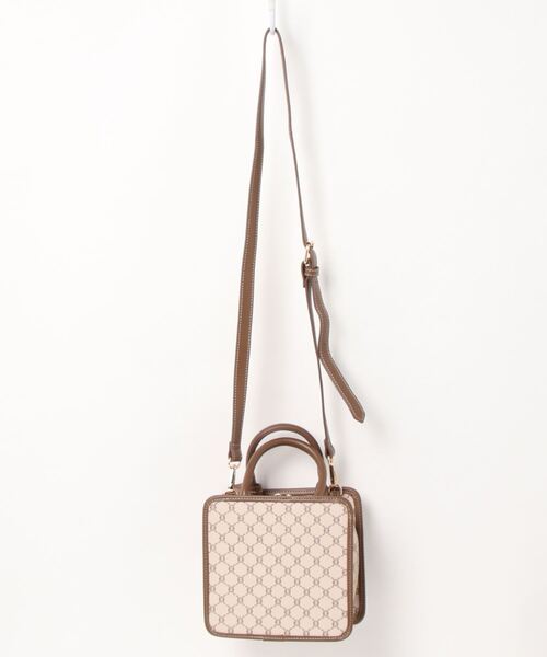 one way（ワンウェイ）の「【oneway】スクエアミニボストン（ボストンバッグ・レディース・ライトブラウン/ベージュ・FREE）」の4枚目の写真