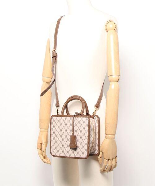 one way（ワンウェイ）の「【oneway】スクエアミニボストン（ボストンバッグ・レディース・ライトブラウン/ベージュ・FREE）」の5枚目の写真