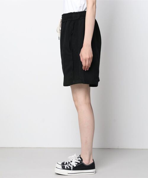 atmos pink（アトモスピンク）の「atmos pink ライニン グスウェット ハーフパンツ（その他パンツ・レディース・ブラック/グレー・FREE）」の4枚目の写真