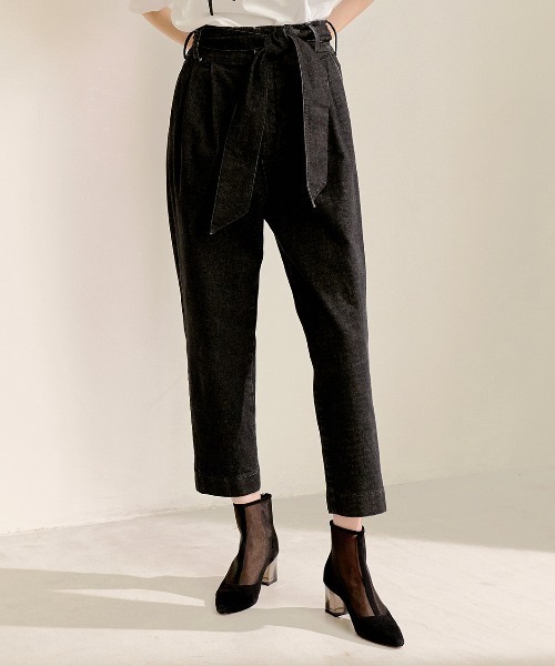 COEL（コエル）の「COEL×YANUKサッシュベルトデニムパンツ（デニム 
